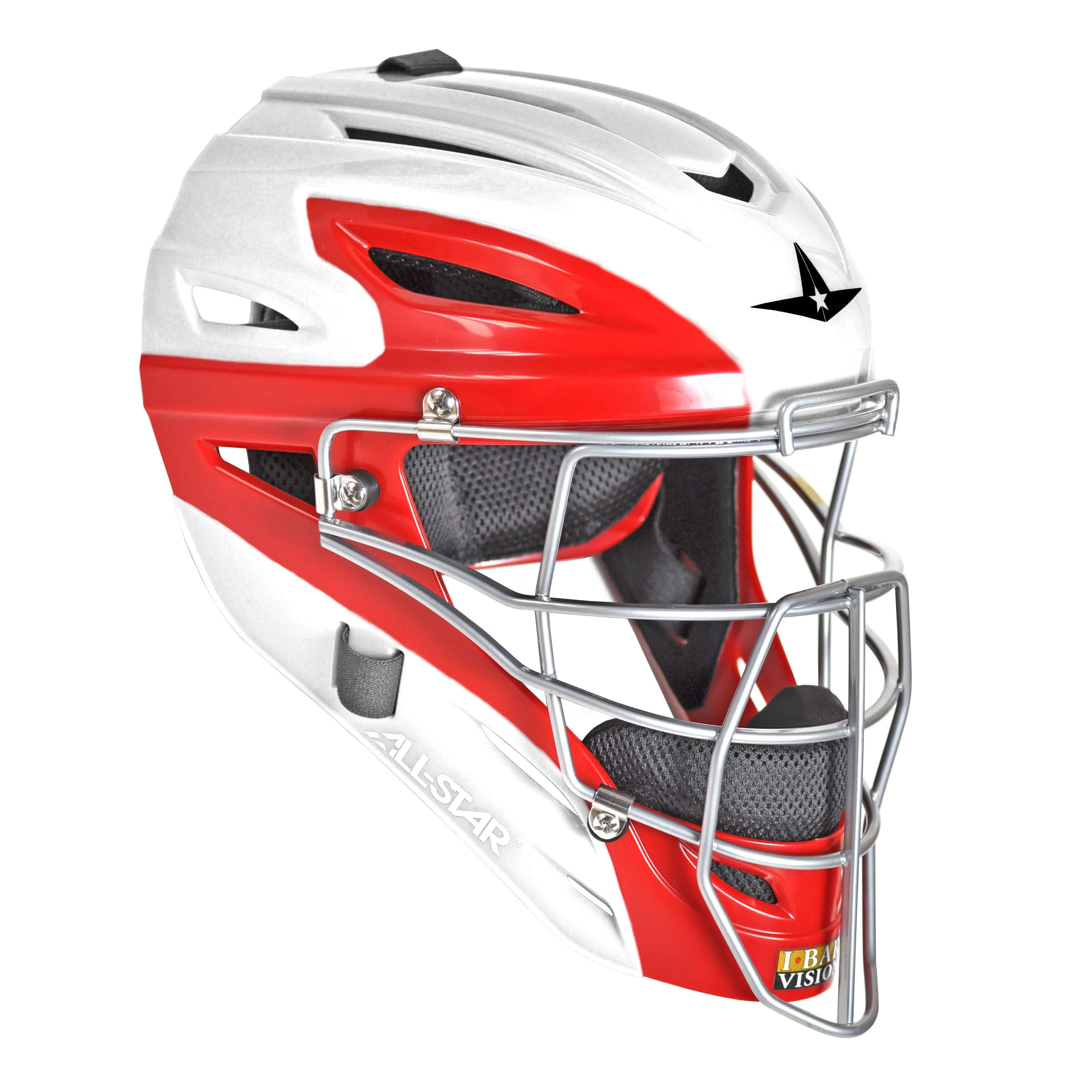 All-Star AFx Fastpitch Helmet  WH/SC - Image 2