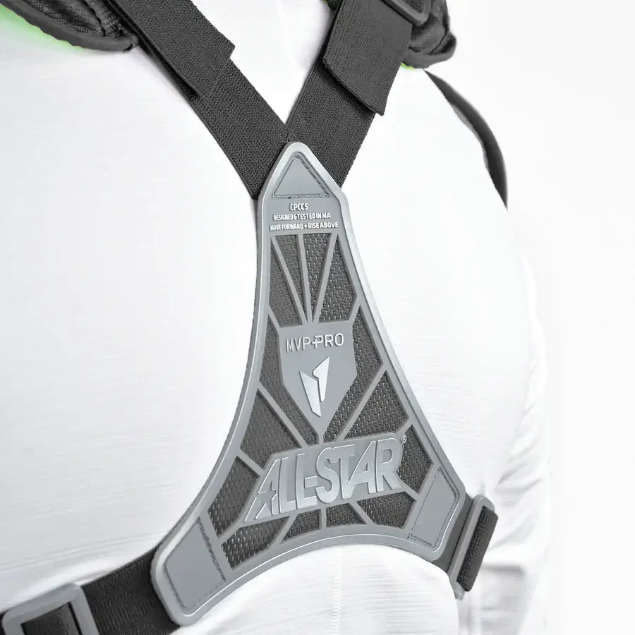 All-Star MVP-PRO™ Chest Protector / NOCSAE / Small BK/BK - Image 3