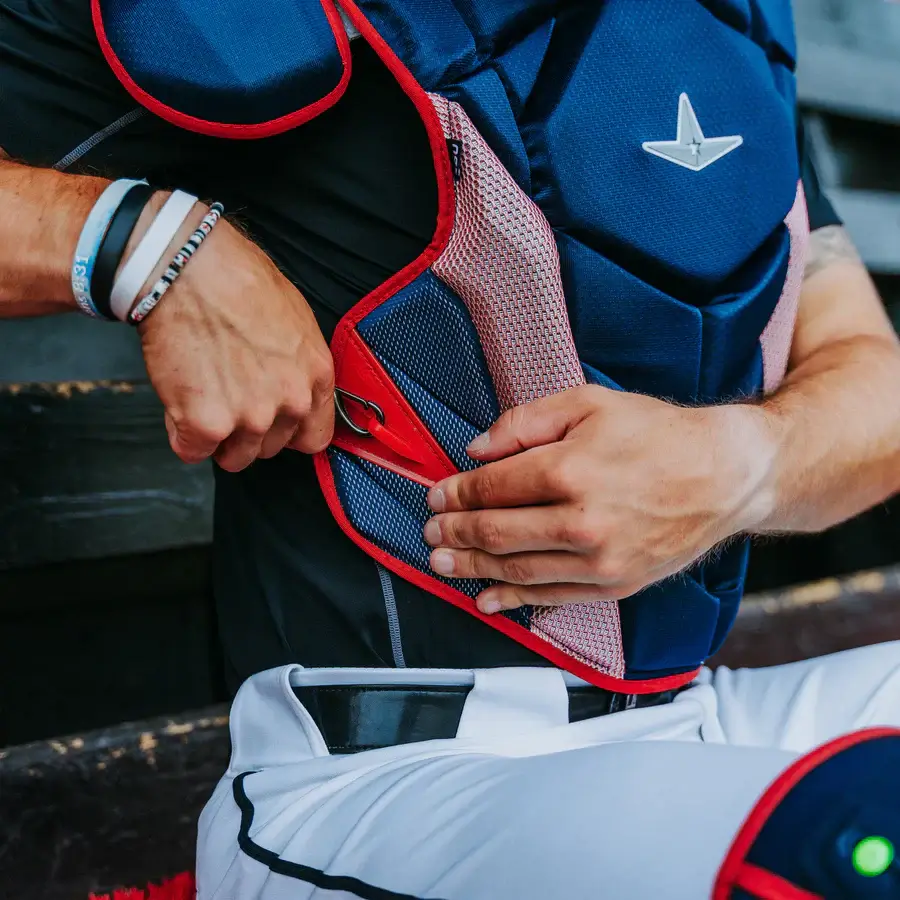 All-Star MVP-PRO™ Chest Protector / NOCSAE / Small BK/BK - Image 6