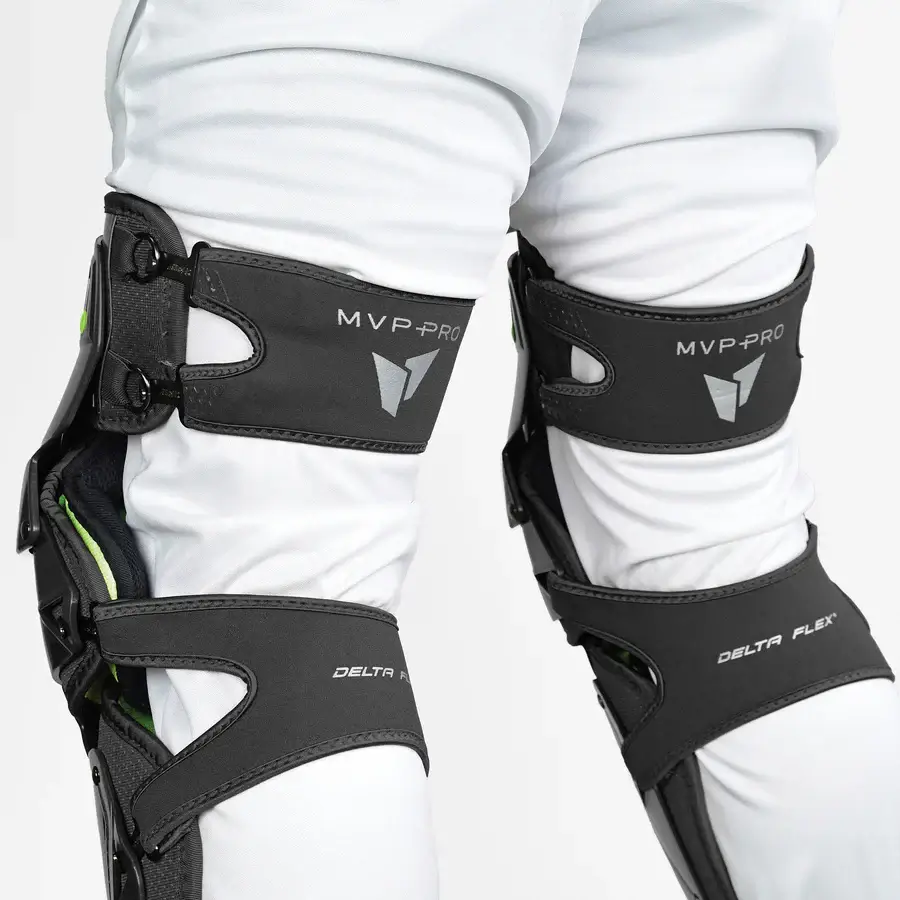 All-Star MVP-PRO™ Catcher Leg Guards | Black/Black | Intermediate - Image 3