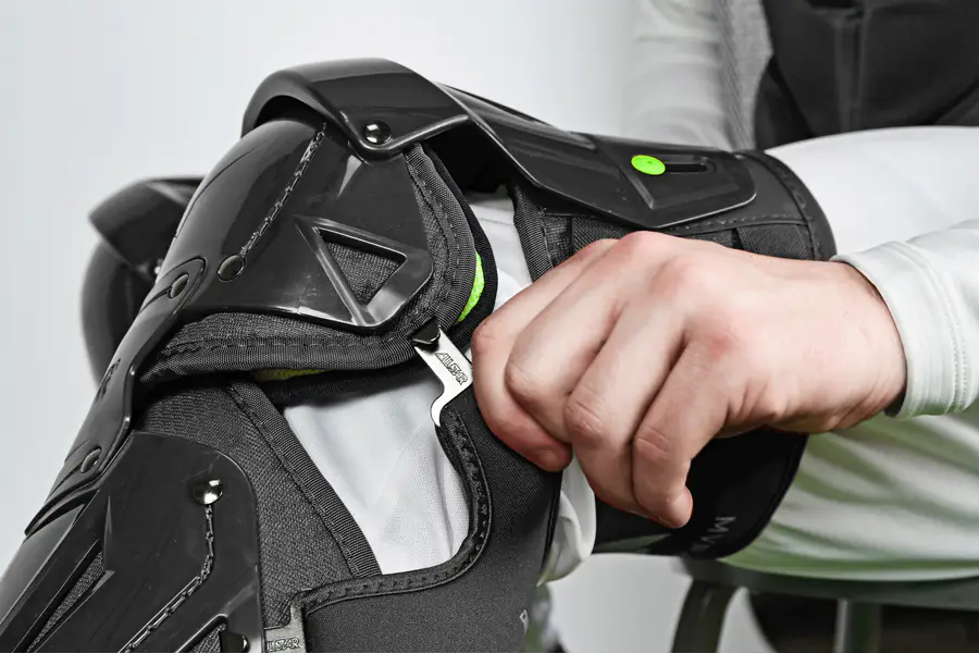 All-Star MVP-PRO™ Catcher Leg Guards | Black/Black | Intermediate - Image 4