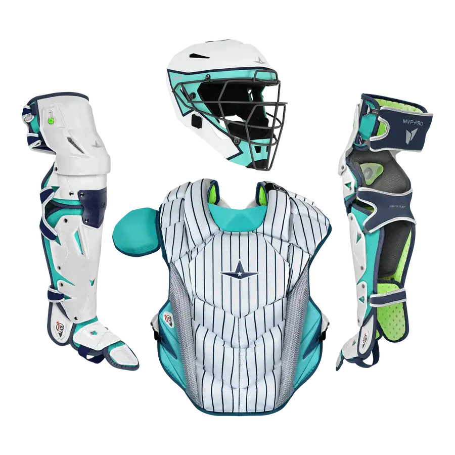 All-Star MVP-Pro Short Fuse Catcher's Kit | New York Limited Edition | Pinstripe (Intermediate)