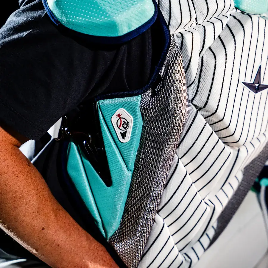 All-Star MVP-Pro Short Fuse Catcher's Kit | New York Limited Edition | Pinstripe (Intermediate) - Image 9