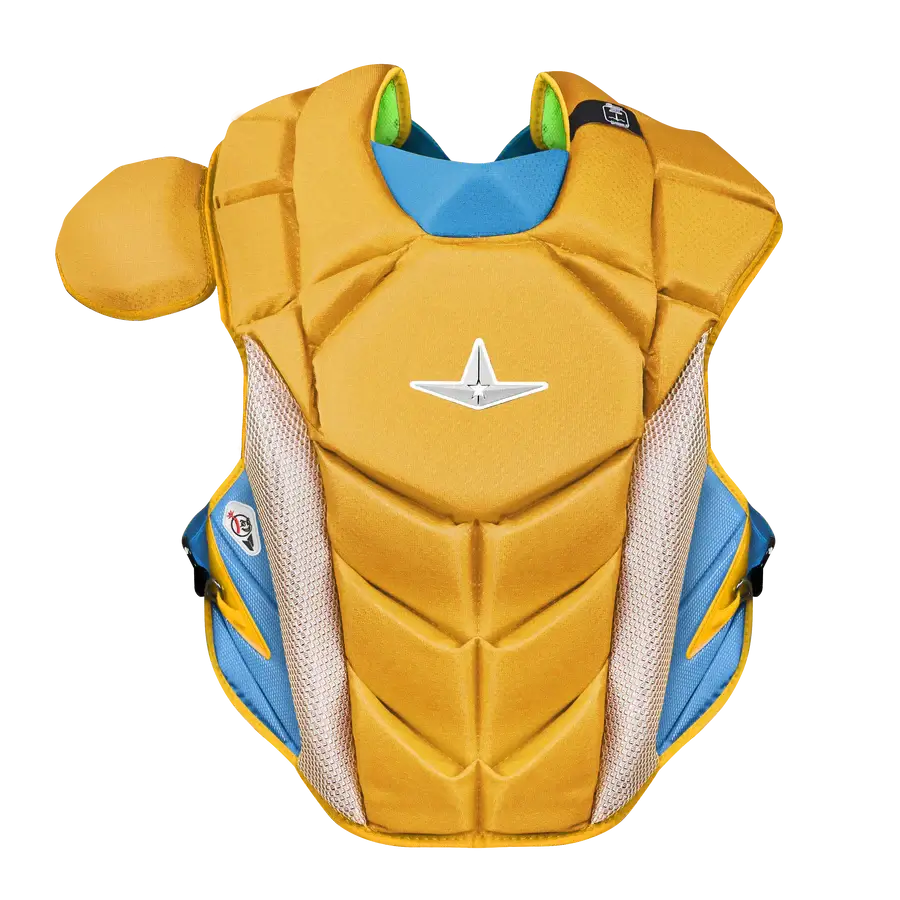 All-Star MVP-Pro Short Fuse Catcher's Kit | Boston Limited Edition | Sky Blue/Yellow (Intermediate) - Image 3