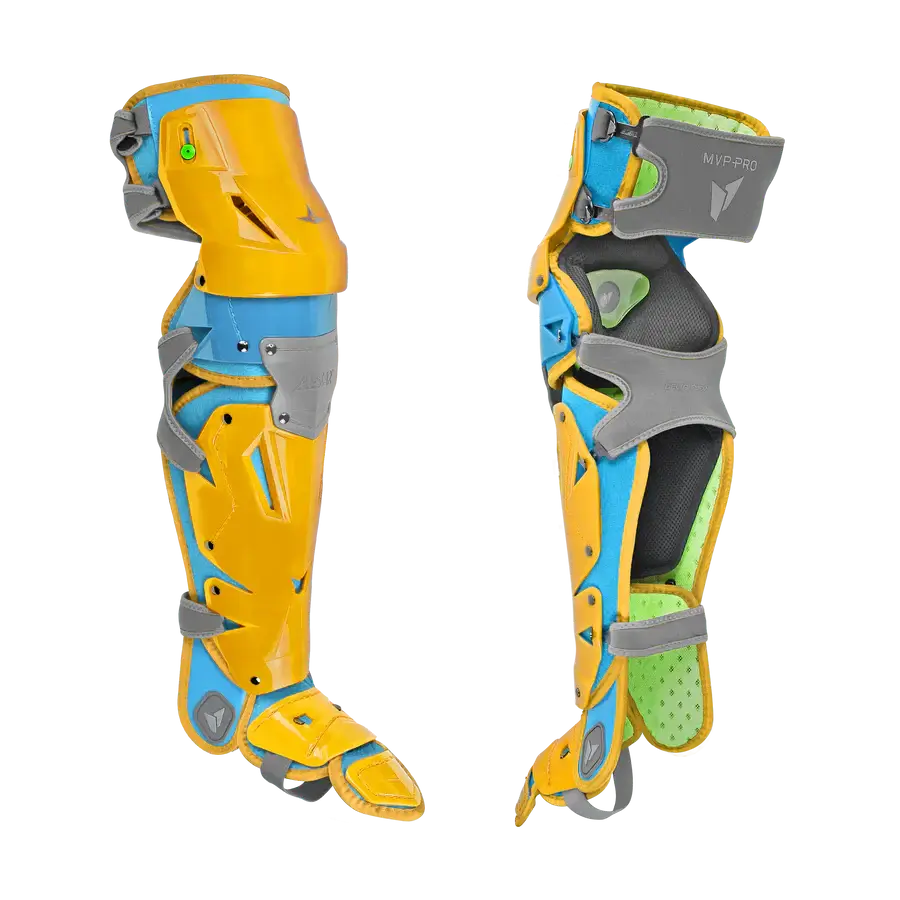All-Star MVP-Pro Short Fuse Catcher's Kit | Boston Limited Edition | Sky Blue/Yellow (Intermediate) - Image 5