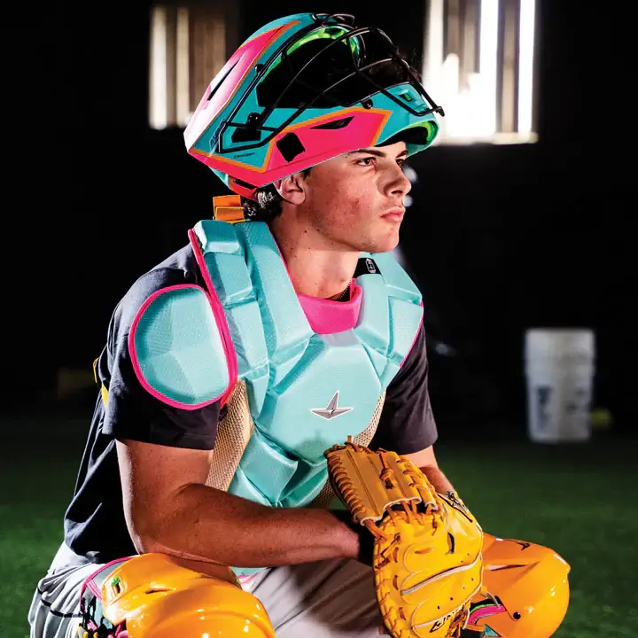 All-Star MVP-Pro Short Fuse Catcher's Kit | Saved By The Bell Limited Edition | Yellow/Pink /Seafoam (Intermediate) - Image 10