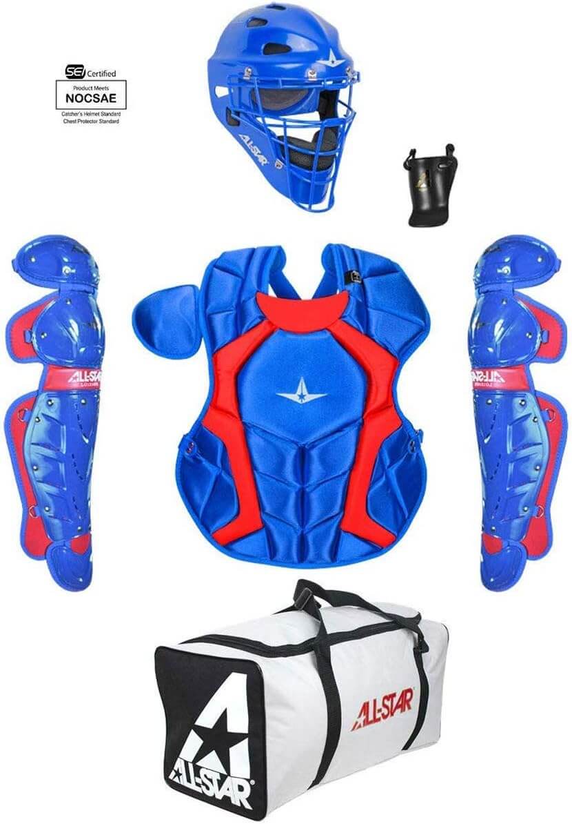 All-Star Player's Series Two Tone Catching Kit / Meets NOCSAE / Ages 7-9 - Image 5