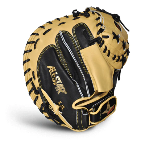 All-Star Pro-Elite Catcher's Mitt Black/Tan - Image 3
