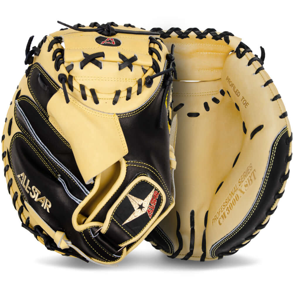 All-Star Pro-Elite Catcher's Mitt Black/Tan - Image 6