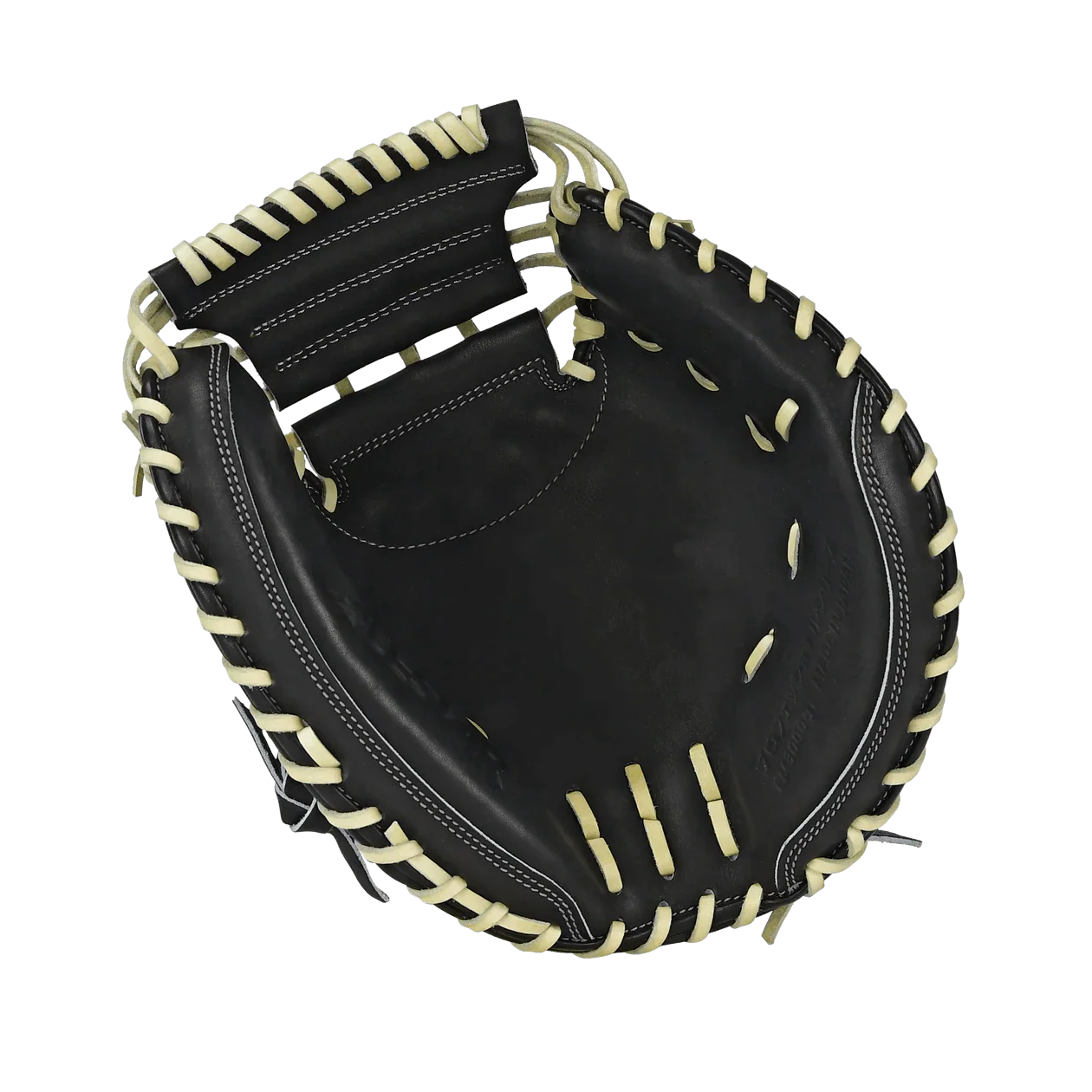 All-Star Pro-Elite Japan 34" Catchers Mitt Closed Back Black/Camel - Image 3