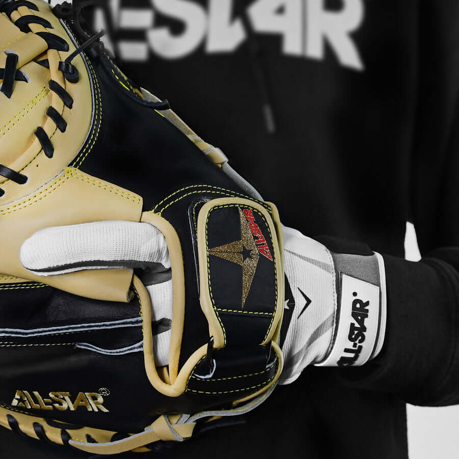 All-Star Youth Protective Padded Catcher's Inner Glove RHT - Image 3