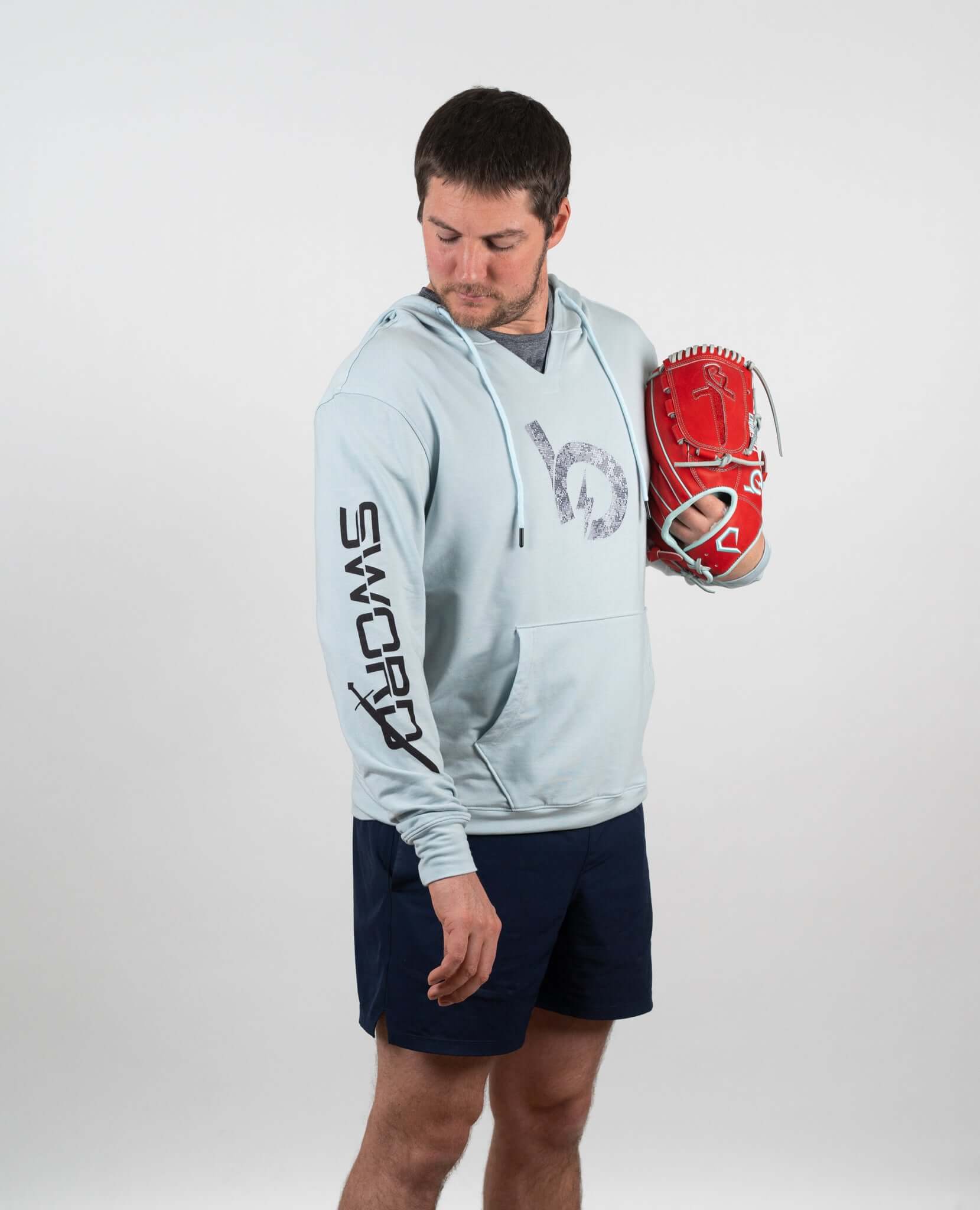 Bauer Outage Blue Lightweight Hoodie - Image 4