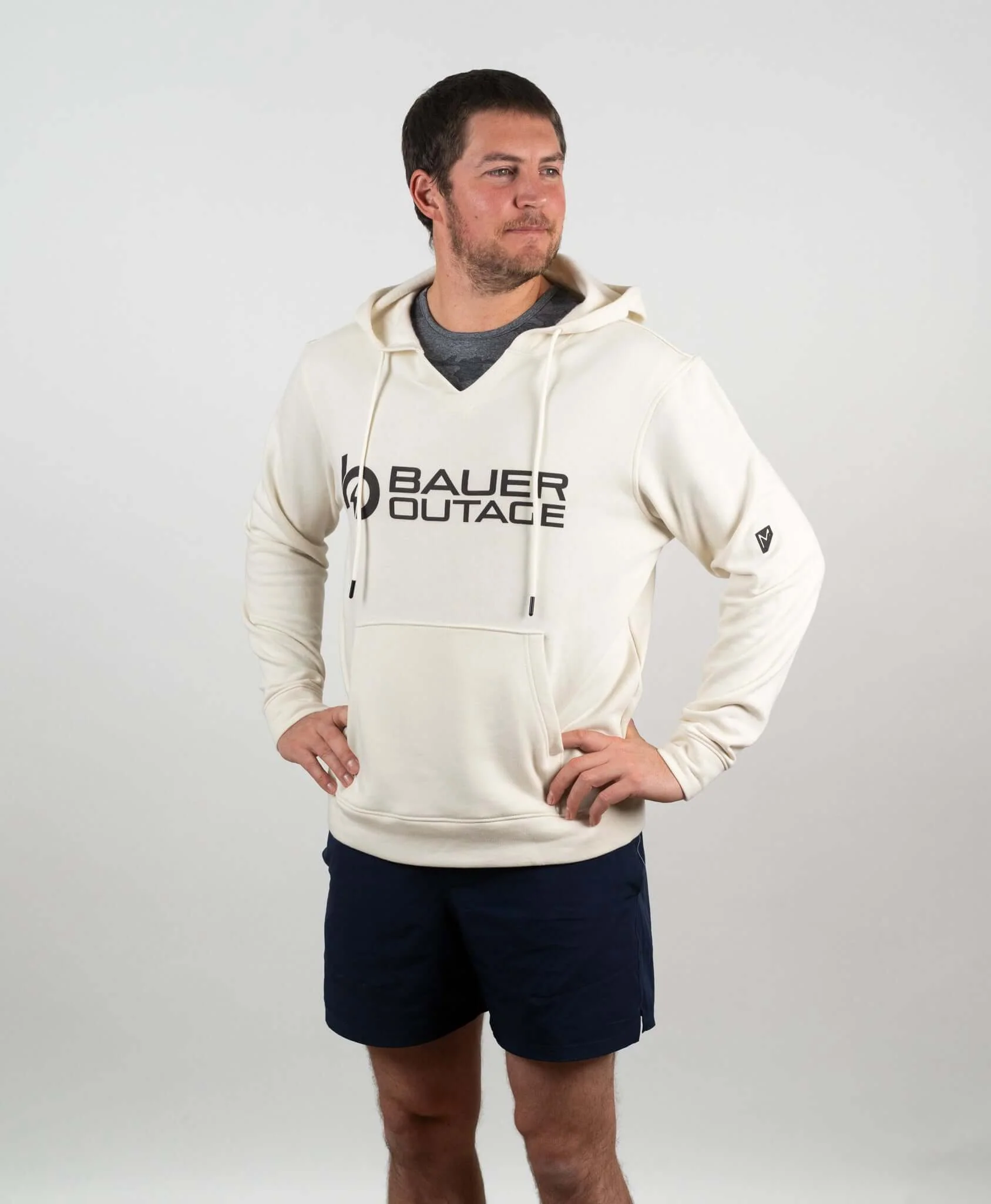 Bauer Outage Tan Heavyweight Hoodie - Image 4