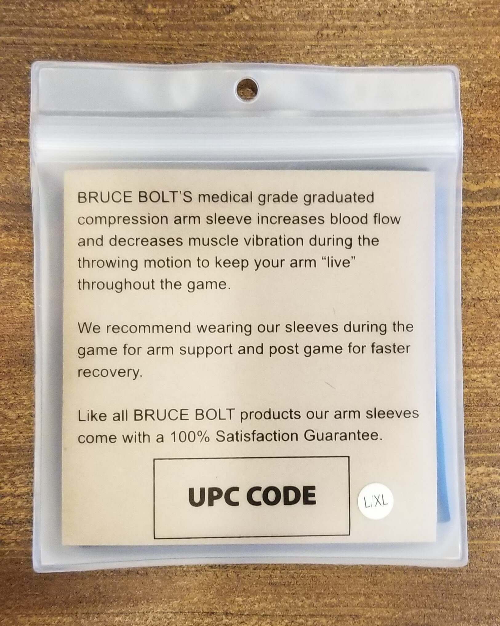 Bruce Bolt Graduated Compression Premium Arm Sleeve Red - Image 5