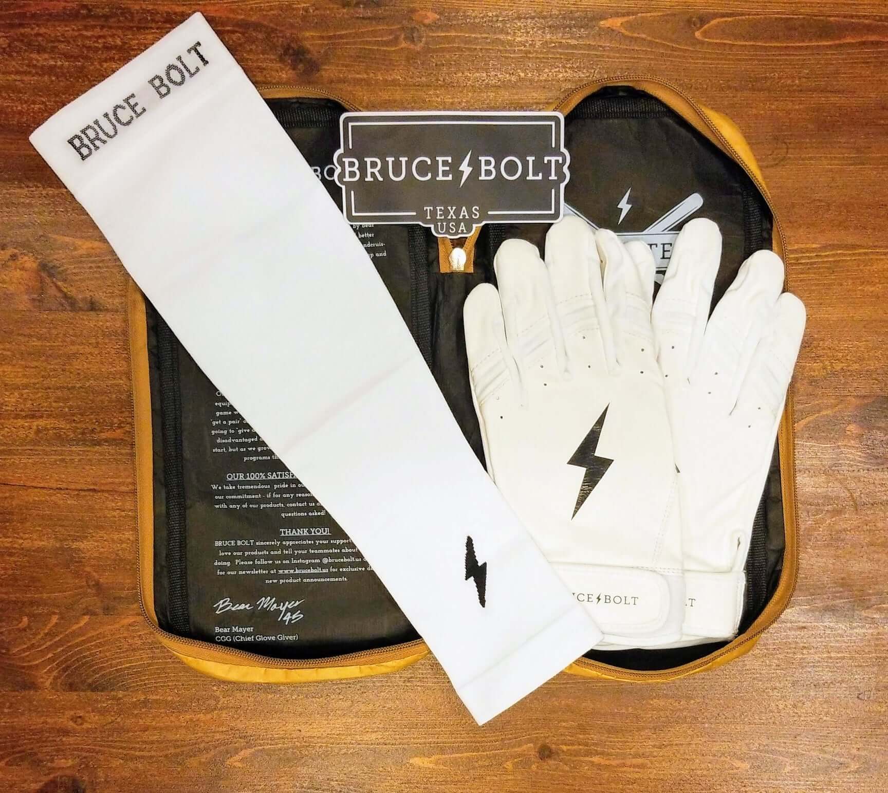 Bruce Bolt Graduated Compression Premium Arm Sleeve White - Image 3