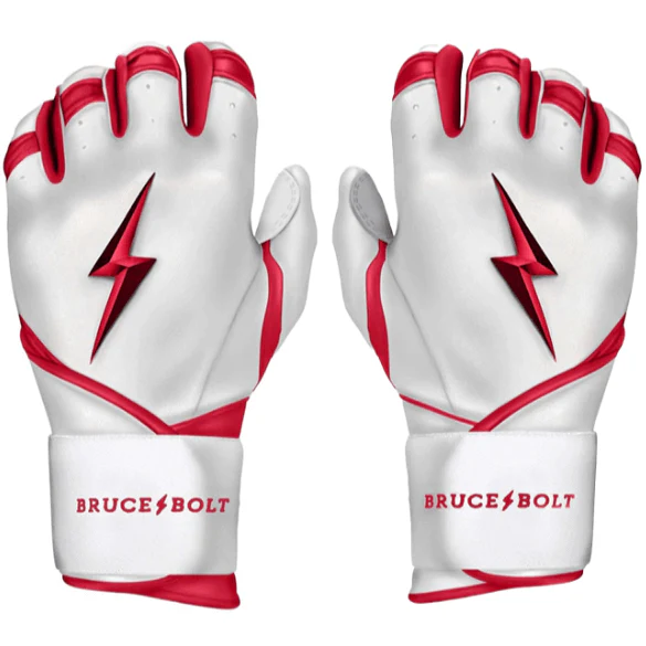 BRUCE BOLT PREMIUM PRO BADER SERIES LONG CUFF BATTING GLOVES