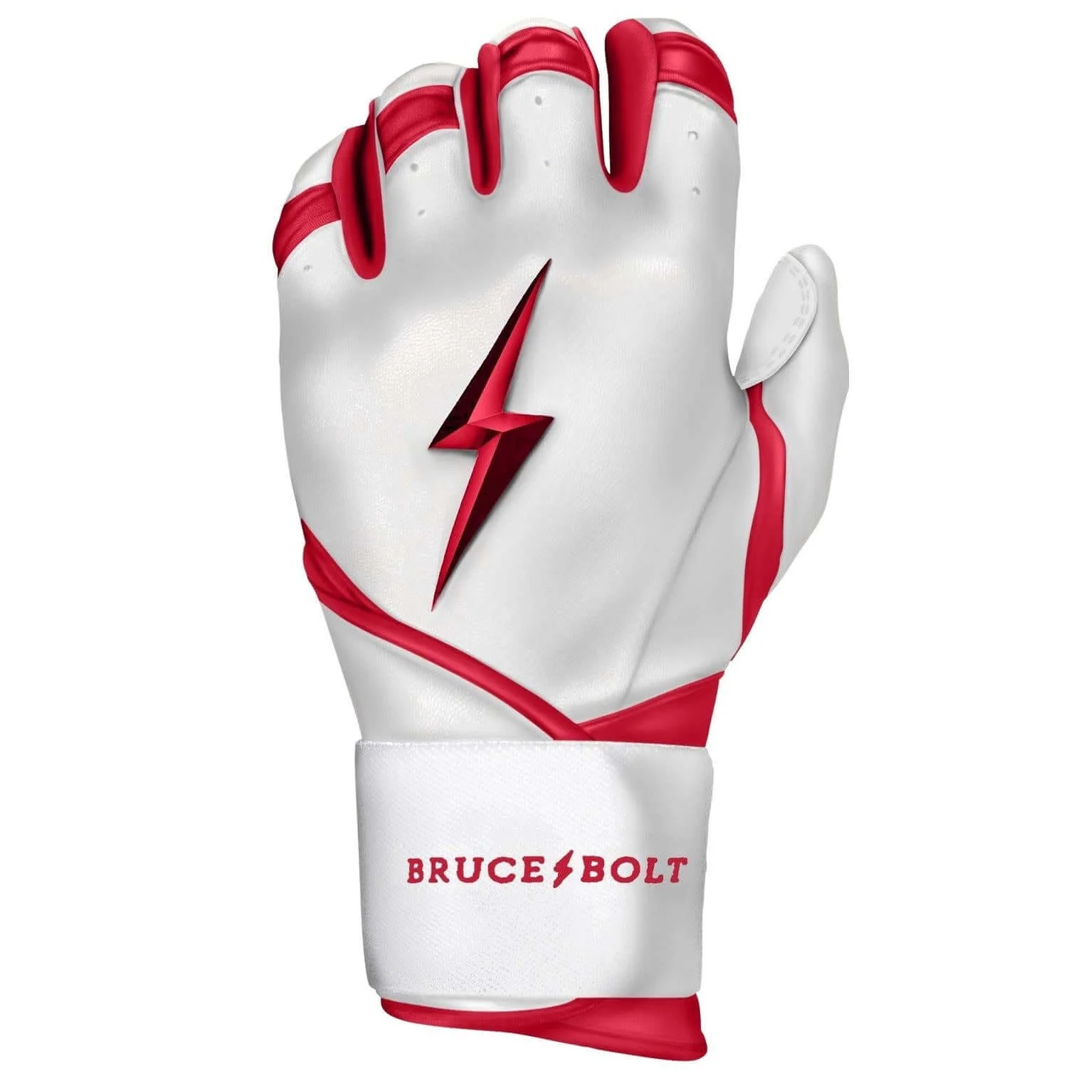 BRUCE BOLT PREMIUM PRO BADER SERIES LONG CUFF BATTING GLOVES - Image 2