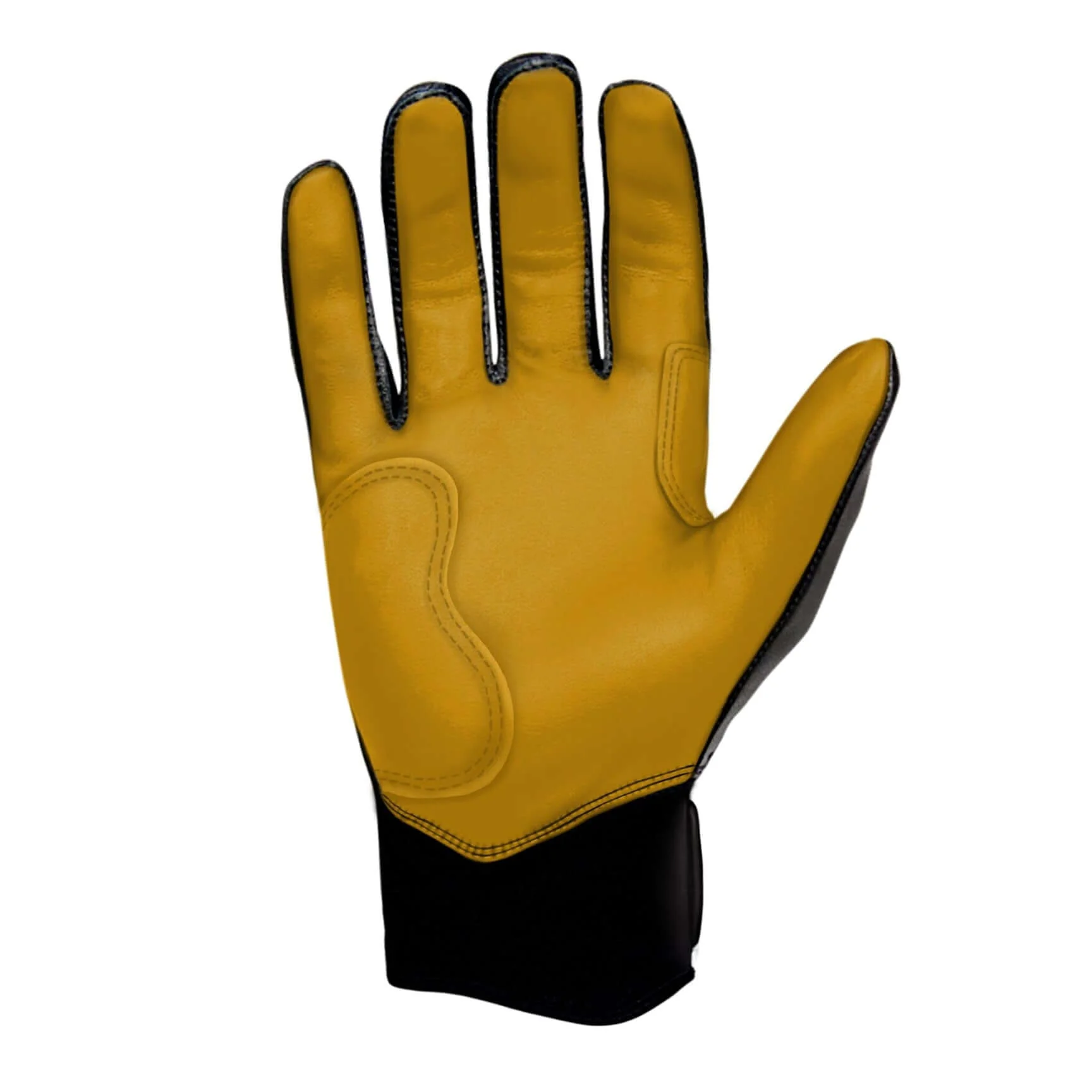 Bruce Bolt Premium Pro Short Cuff Batting Gloves Black - Image 2