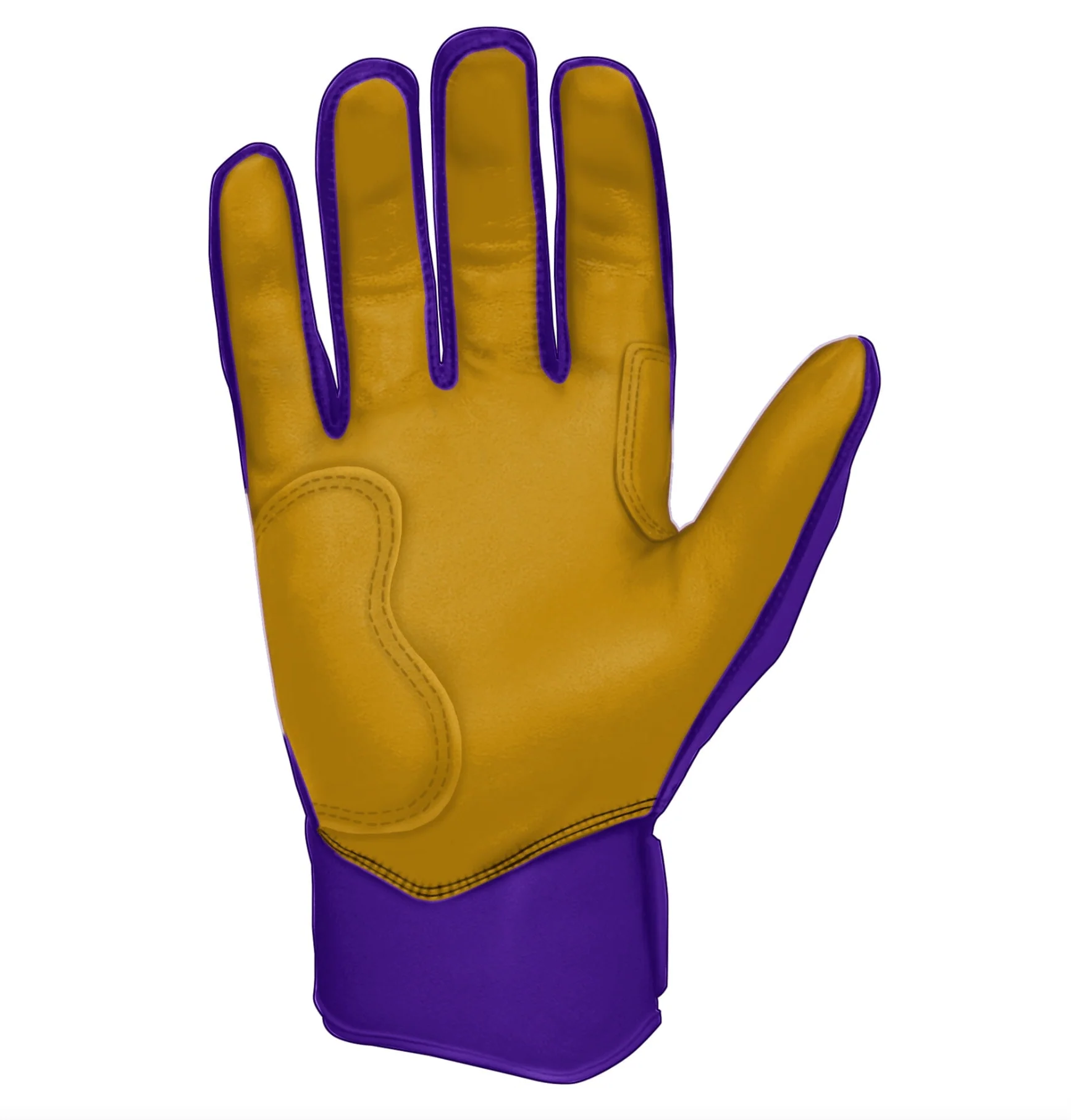Bruce Bolt Premium Pro Short Cuff Batting Gloves Purple - Image 3