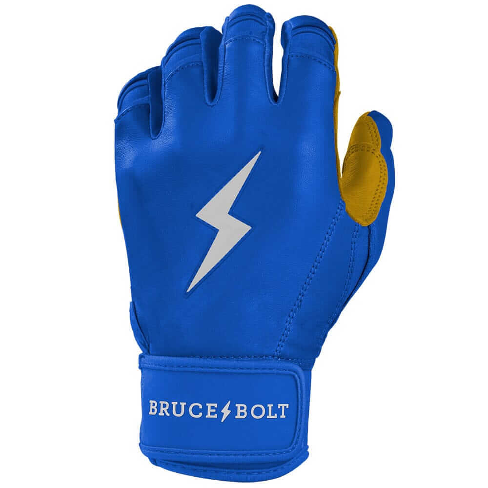 Bruce Bolt Premium Pro Short Cuff Batting Gloves Royal - Image 4