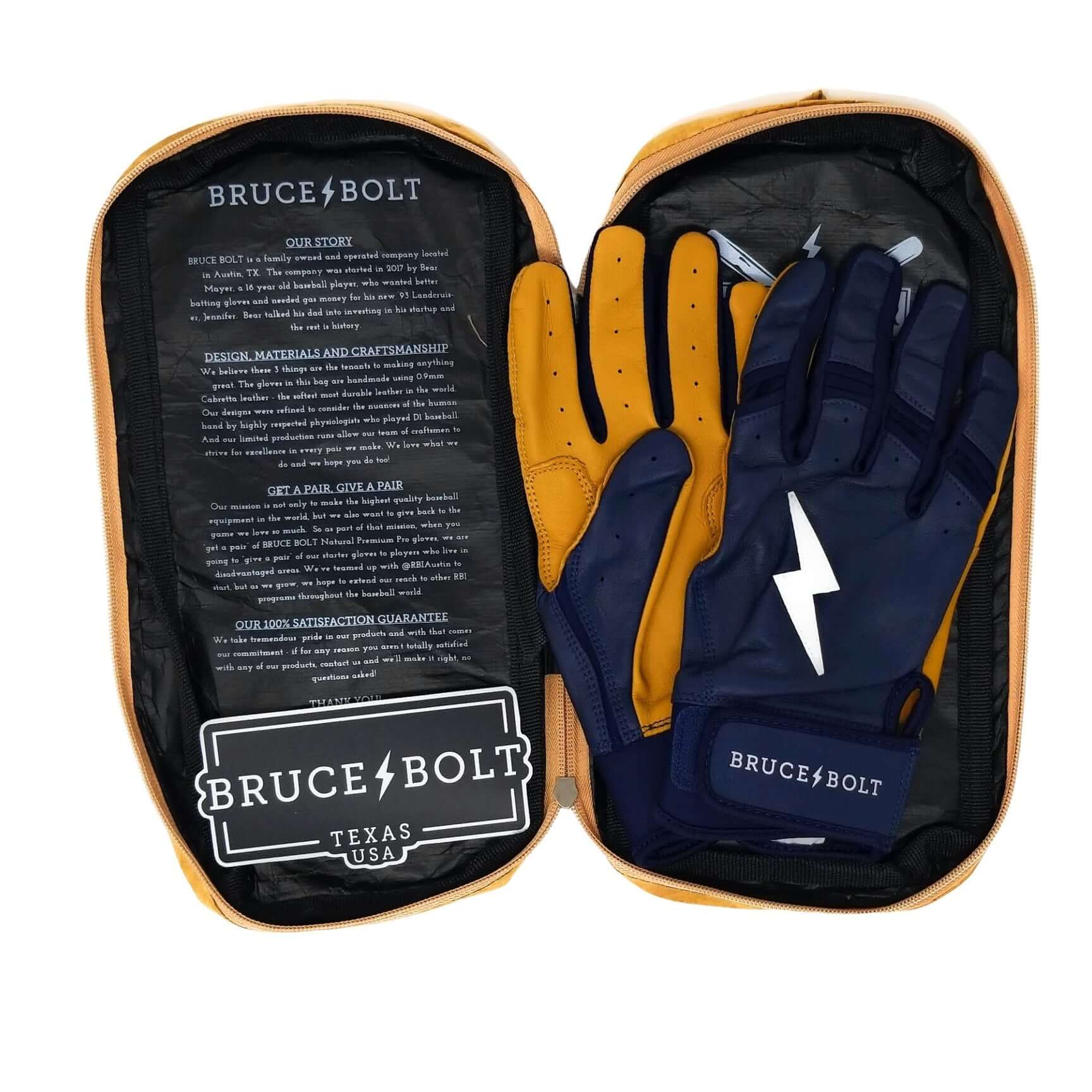 Bruce Bolt Premium Short Cuff Navy - Image 9