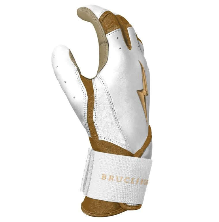 Bruce Bolt Premium Pro Gold Series White Long Cuff - Image 3