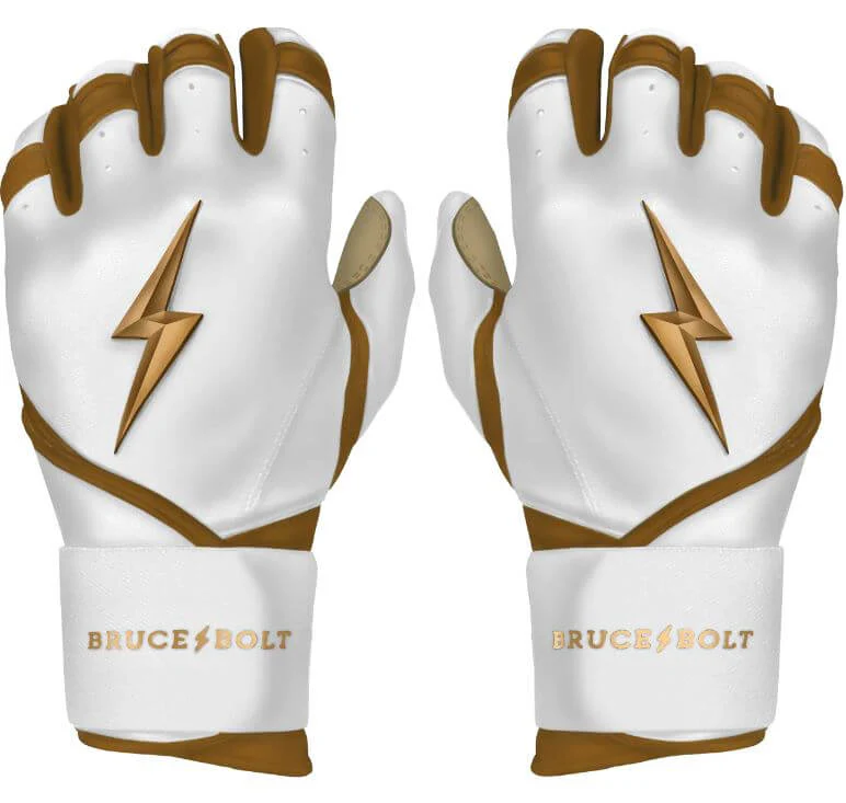Bruce Bolt Premium Pro Gold Series White Long Cuff - Image 7