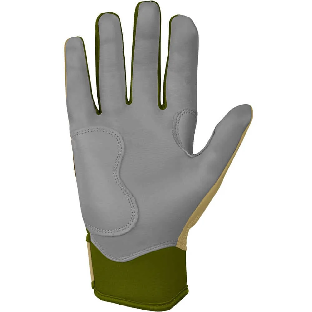 Bruce Bolt Youth Premium Military Edition Short Cuff Batting Gloves - Image 3