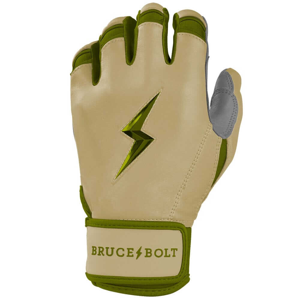 Bruce Bolt Youth Premium Military Edition Short Cuff Batting Gloves - Image 5