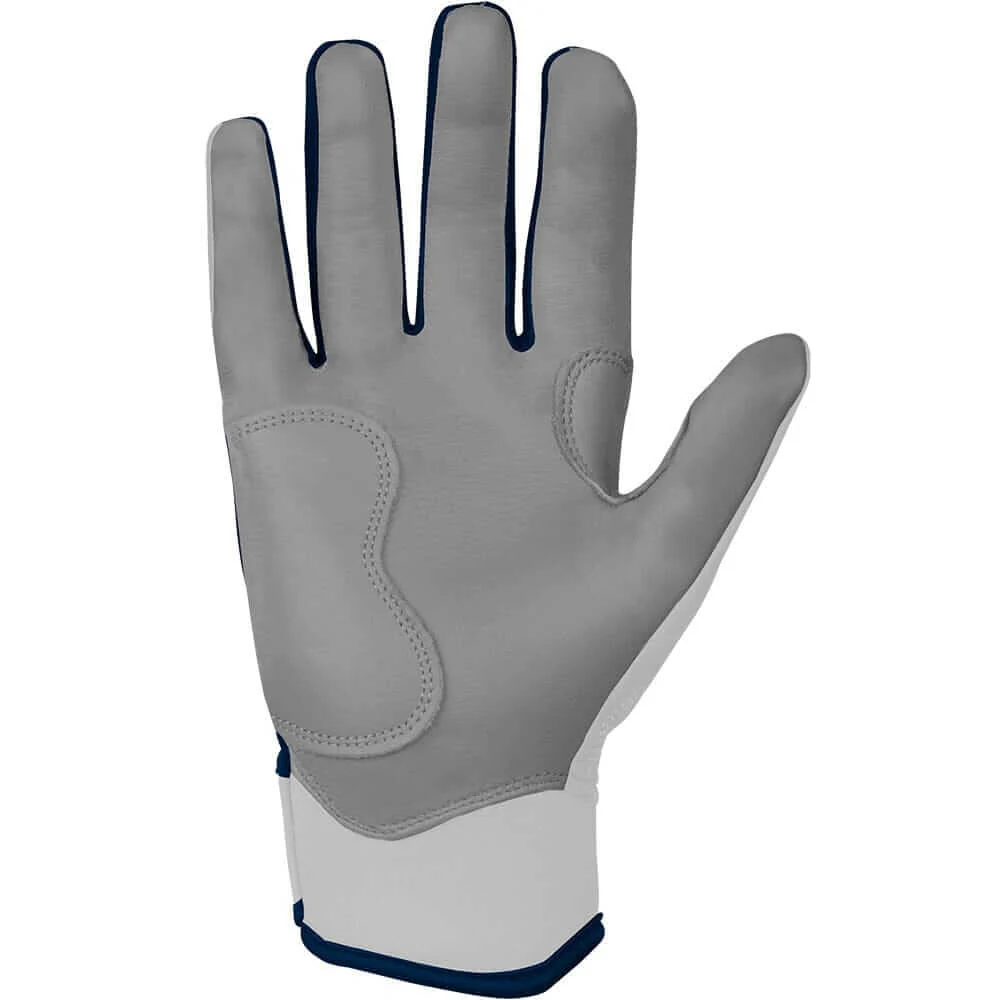 Bruce Bolt Youth Premium Pro Chrome Short Cuff Batting Gloves Navy - Image 3