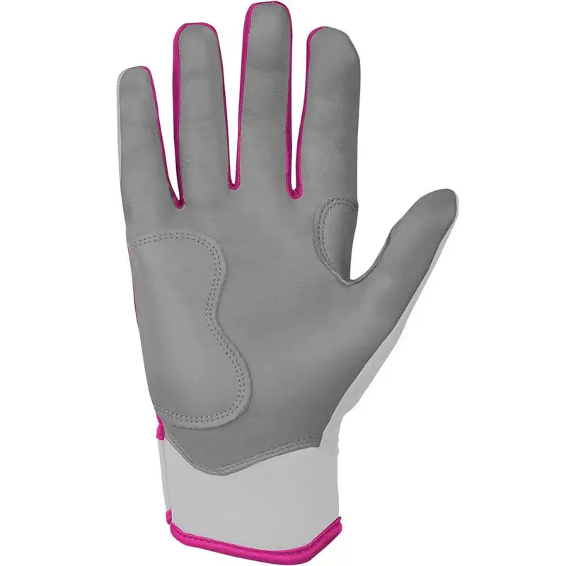 Bruce Bolt Youth Premium Pro Chrome Short Cuff Batting Gloves - Pink - Image 4