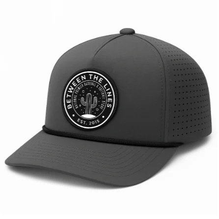 BTL Patch Trucker Rope Hat Dark Grey