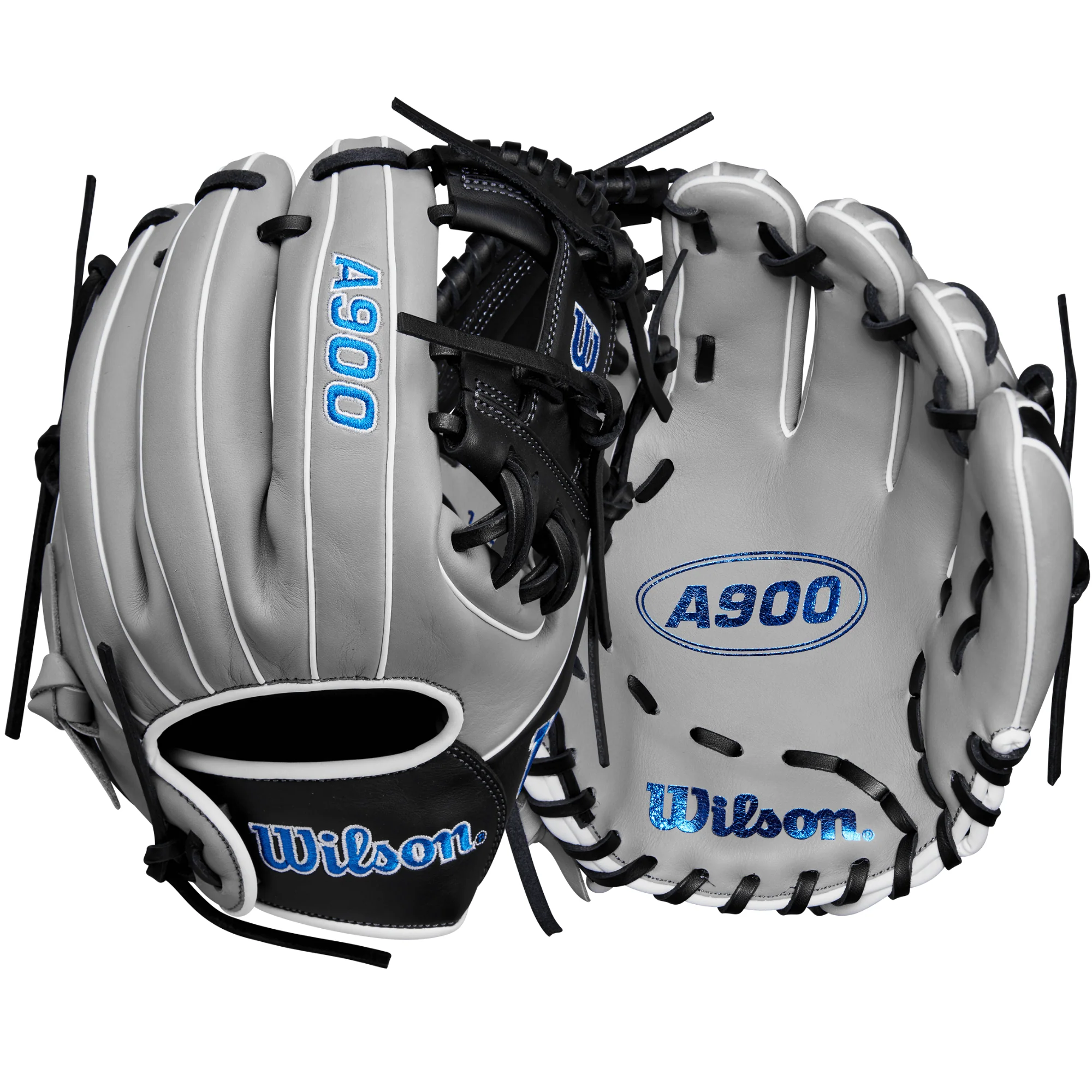 Wilson 2024 A900® PF1125 Pedroia Fit Grey/Black/Royal 11.25”