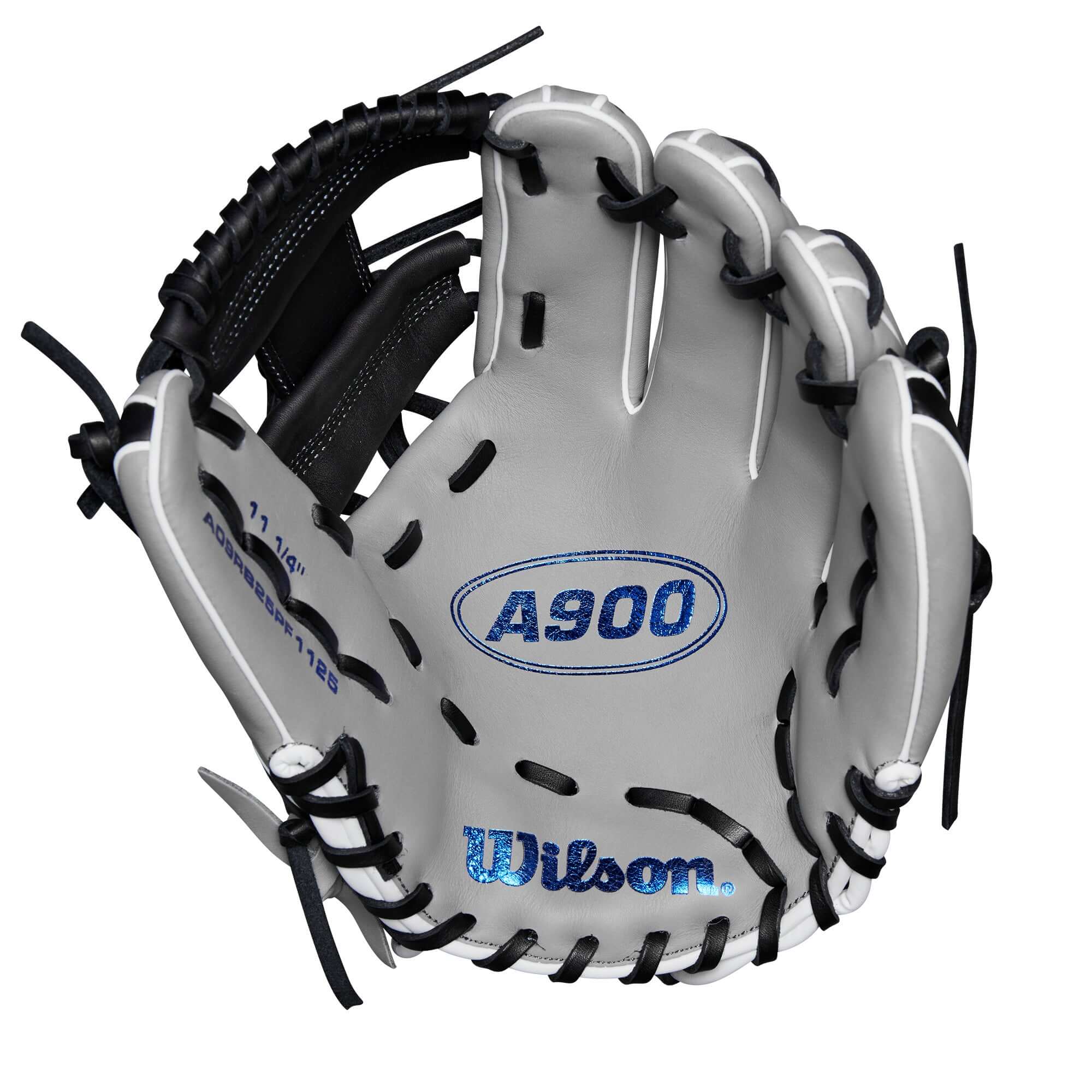 Wilson 2024 A900® PF1125 Pedroia Fit Grey/Black/Royal 11.25” - Image 3