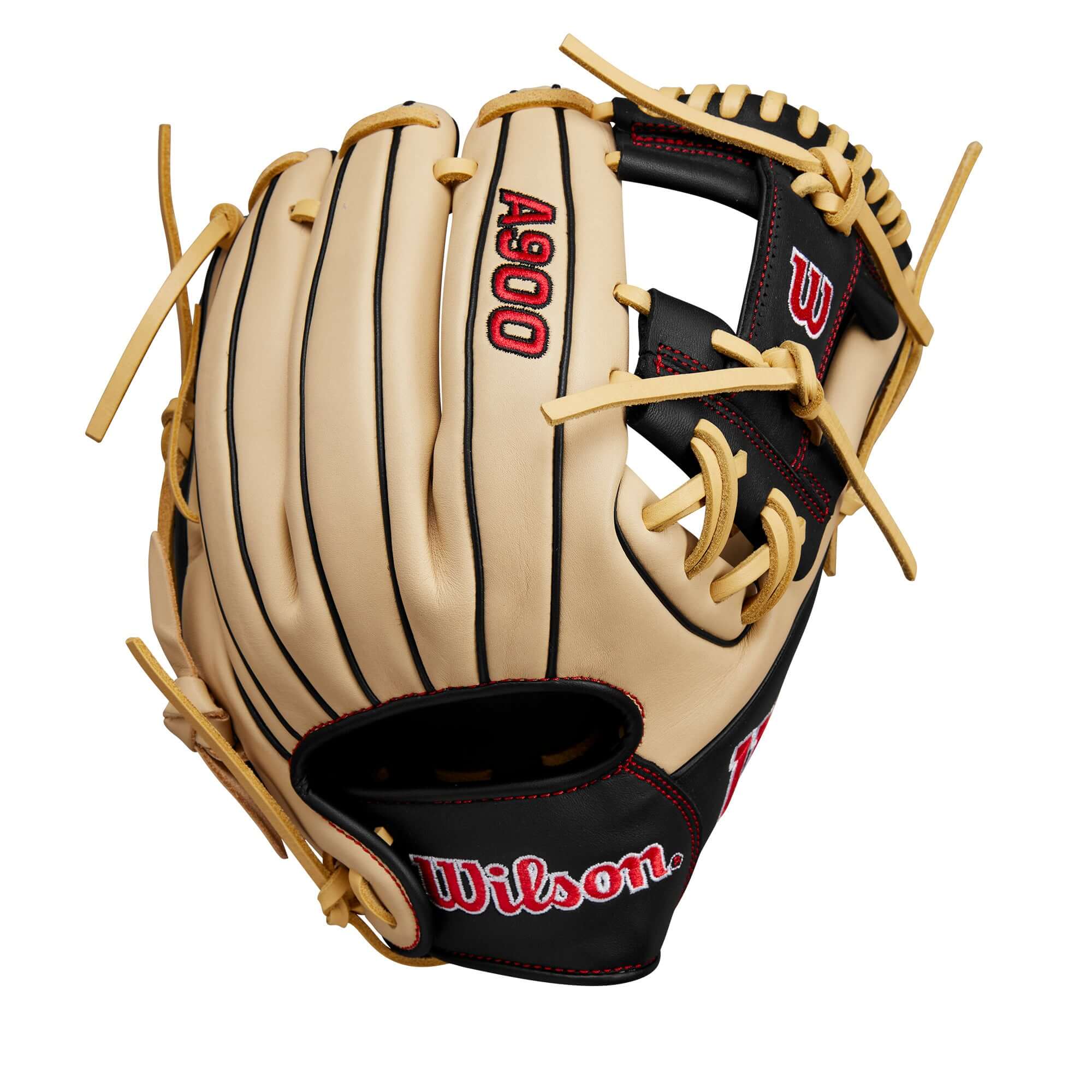 BTL Wilson 2024 A900 PF115 Pedroia Fit Blonde/Black/Red 11.5” - Image 2