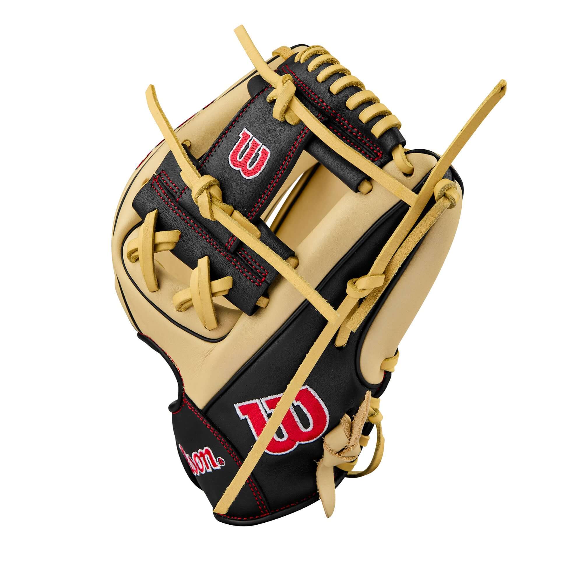 BTL Wilson 2024 A900 PF115 Pedroia Fit Blonde/Black/Red 11.5” - Image 4