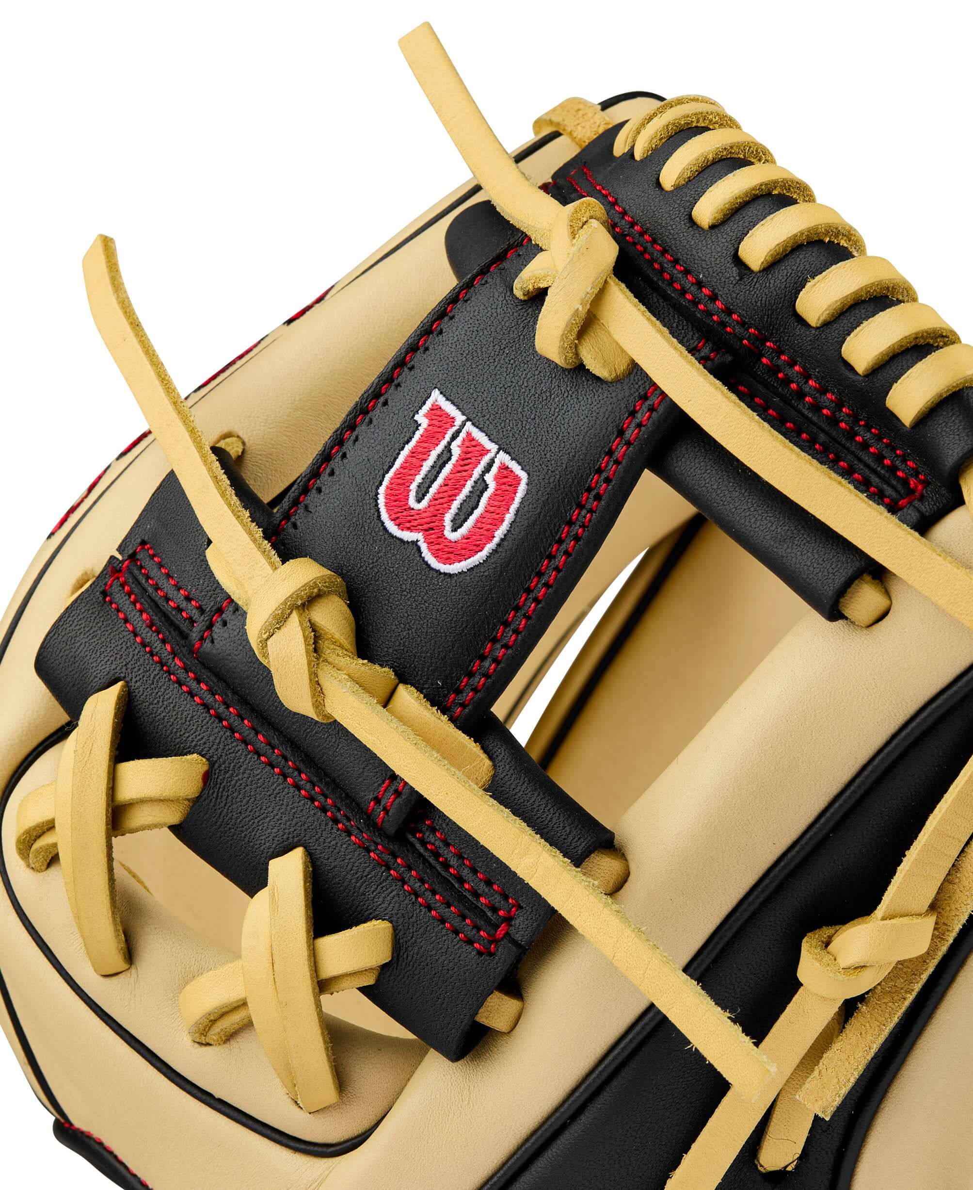 BTL Wilson 2024 A900 PF115 Pedroia Fit Blonde/Black/Red 11.5” - Image 6
