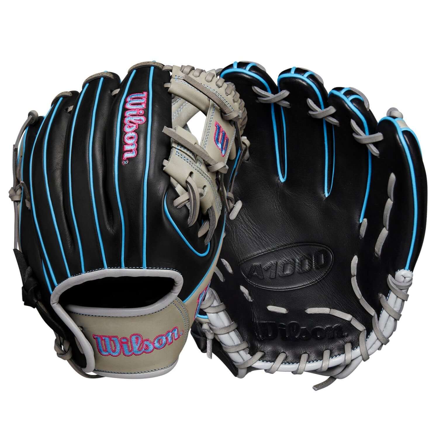 BTL Wilson Fall 2024 A1000® DP15 Black/Gray/Cool Blue 11.5”