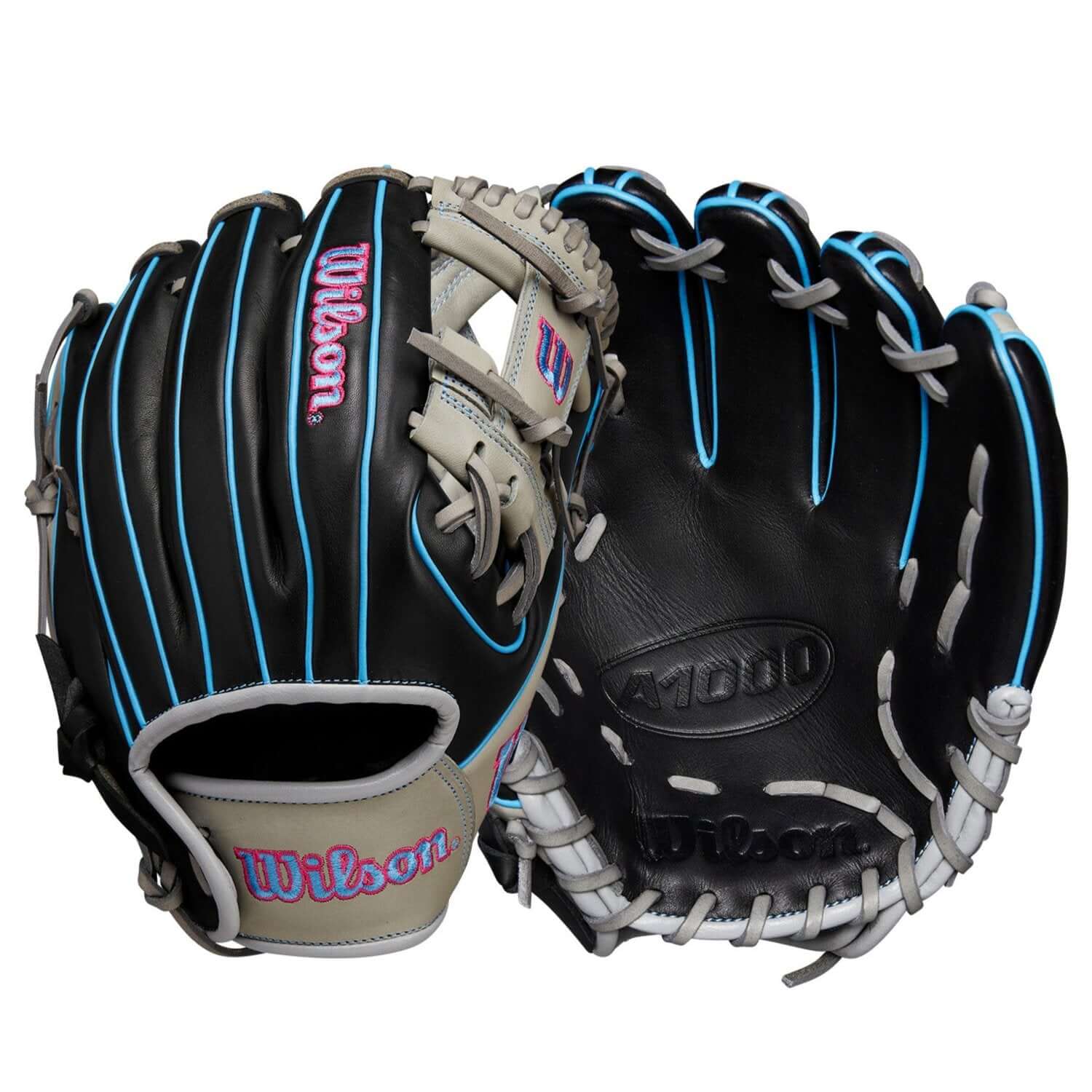 BTL Wilson Fall 2024 A1000® DP15 Black /Grey /Cool Blue 11.5” LHT