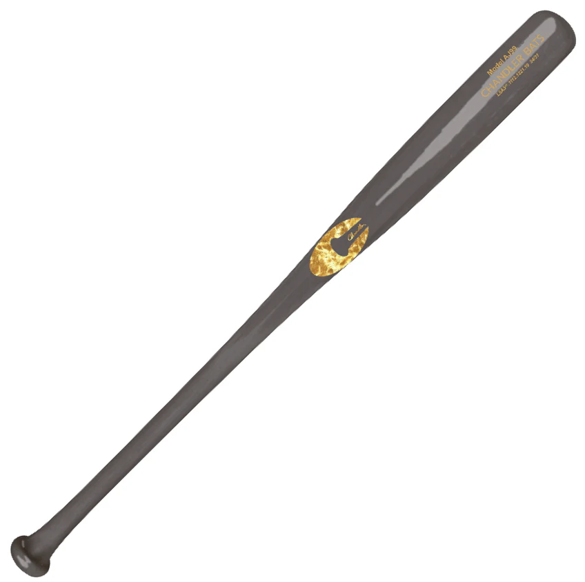 Chandler AJ99 Maple Wood Baseball Bat Palladium Gold - Image 2