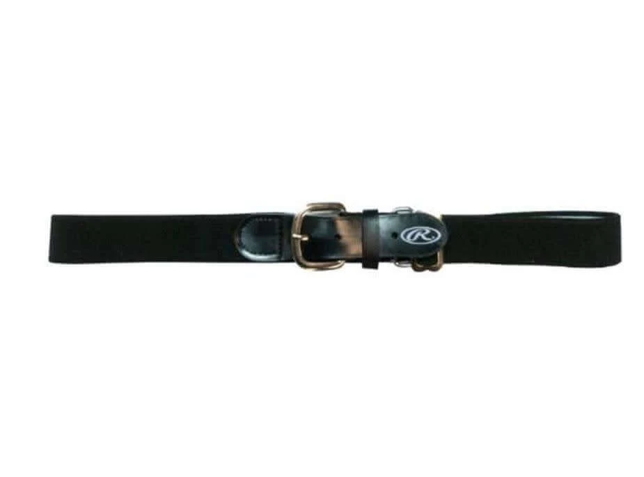 Rawlings Baseball Belt (Black) - Image 2