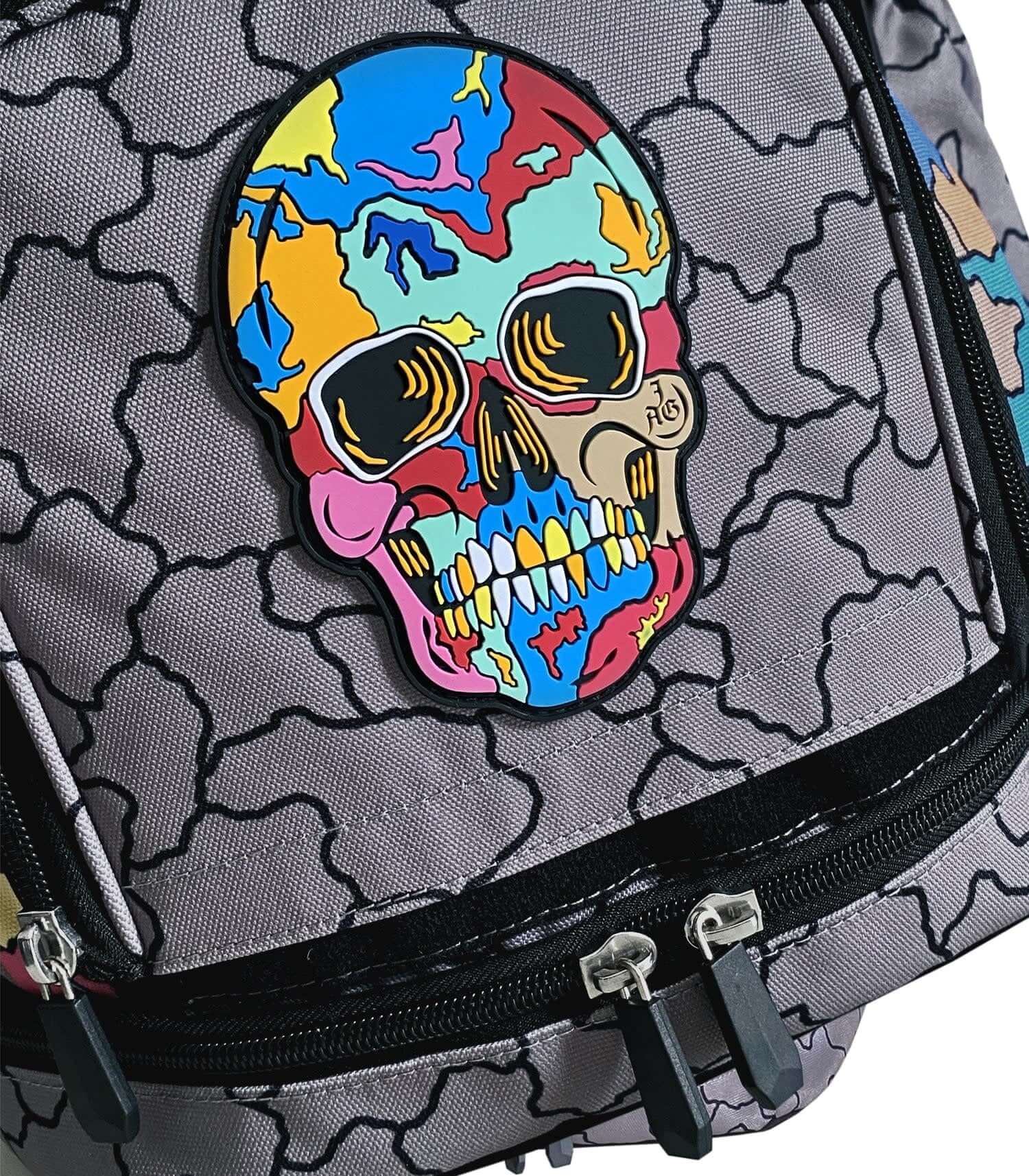 Hunter Green Hunna G Cracked Skull Bat Bags - Image 3