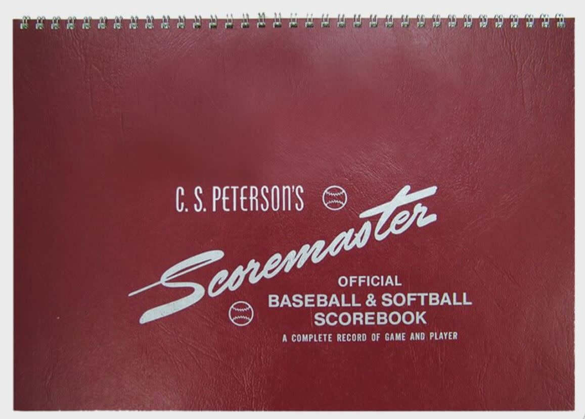 Rawlings CS petersons Scoremaster 12 Innings, 11 Players Baseball Scorebook (Top Spiral Bound) - Image 2