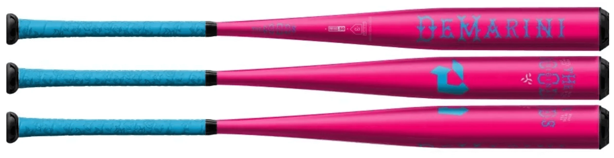DeMarini Goods One Piece Limited Edition Pink Storm BBCOR Baseball Bat - Image 4