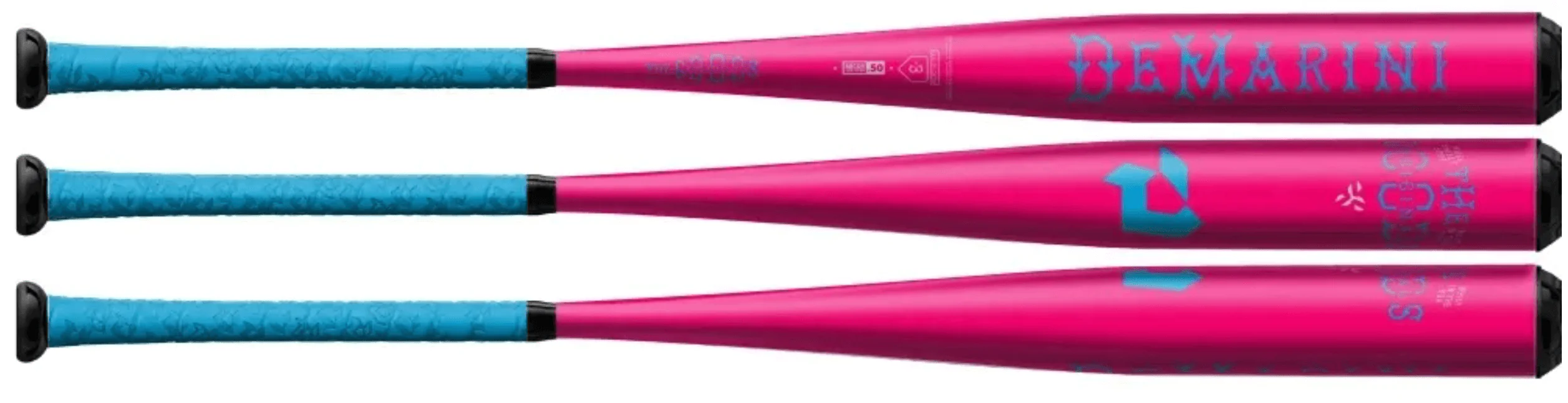 DeMarini Goods One Piece Limited Edition Pink Storm BBCOR Baseball Bat - Image 5