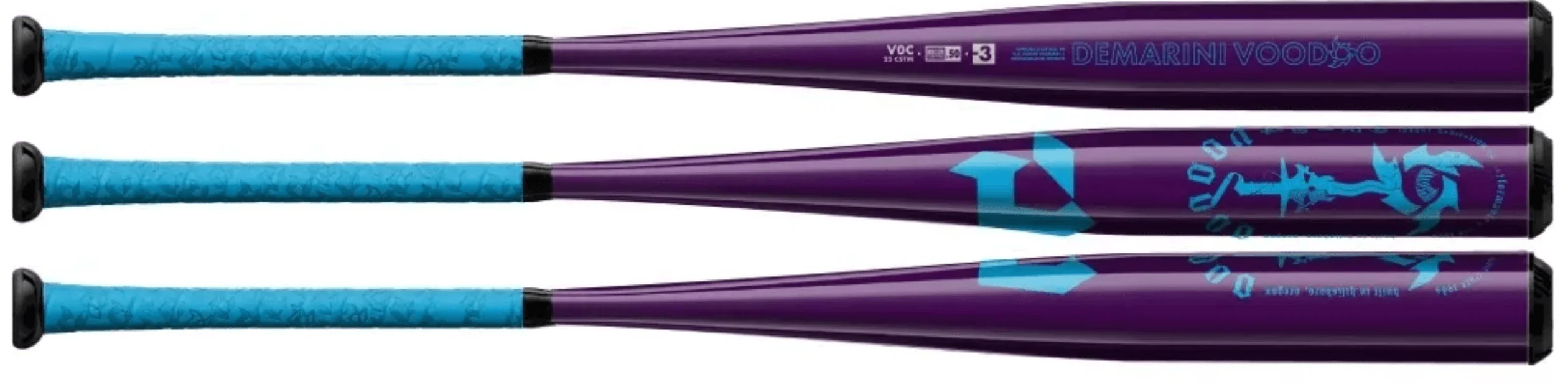 DeMarini Voodoo Galaxy Limited Edition BBCOR Baseball Bat - Image 4