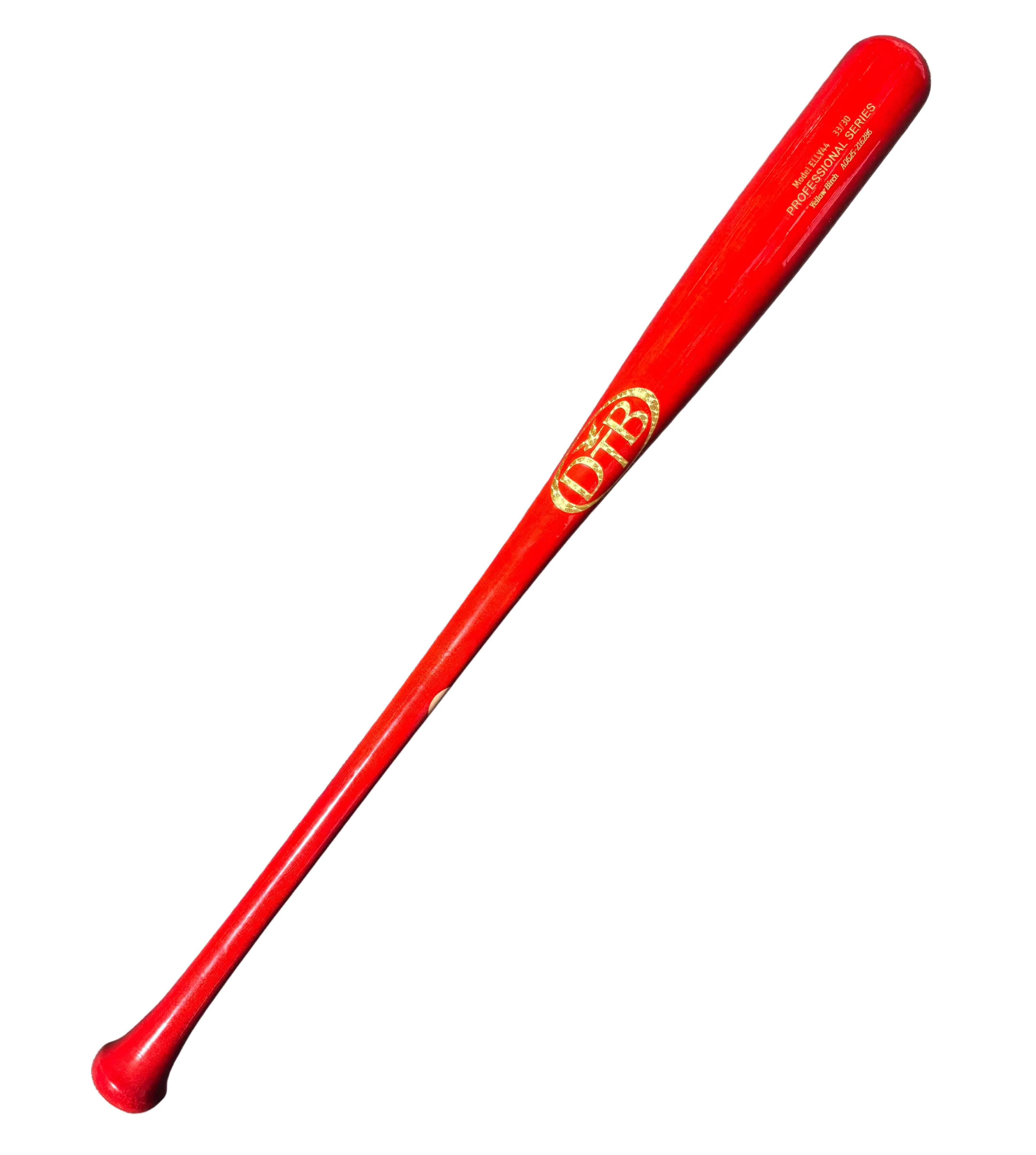 Dove Tail Bats Custom Elly44 Birch Red Gloss 33" - Image 2