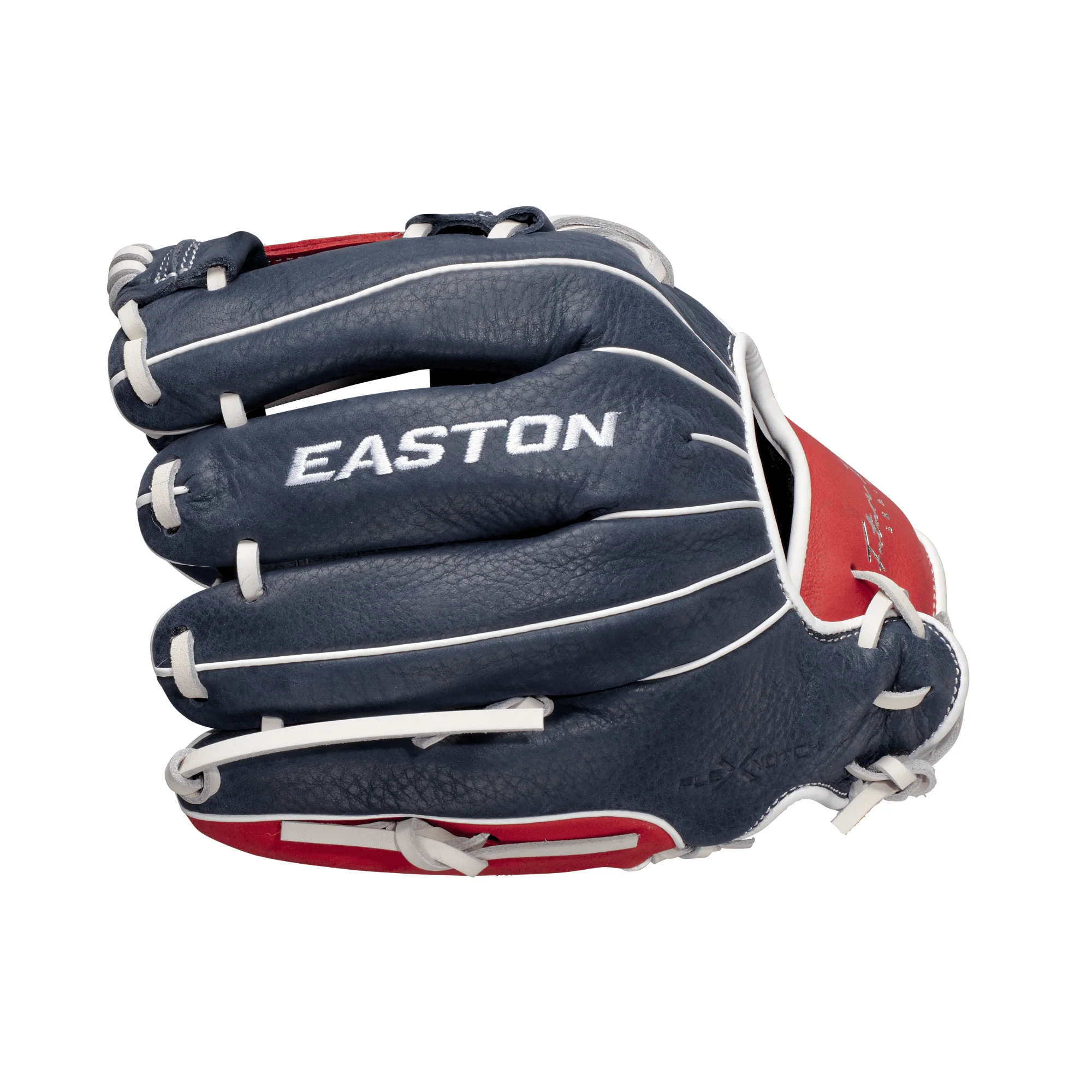 Easton Future Elite Series Baseball Glove Youth 11" Navy/Red Glove - Image 2