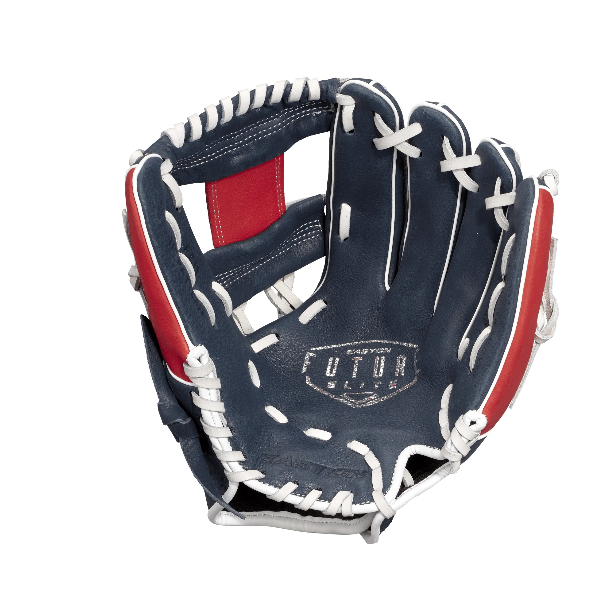 Easton Future Elite Series Baseball Glove Youth 11" Navy/Red Glove - Image 4