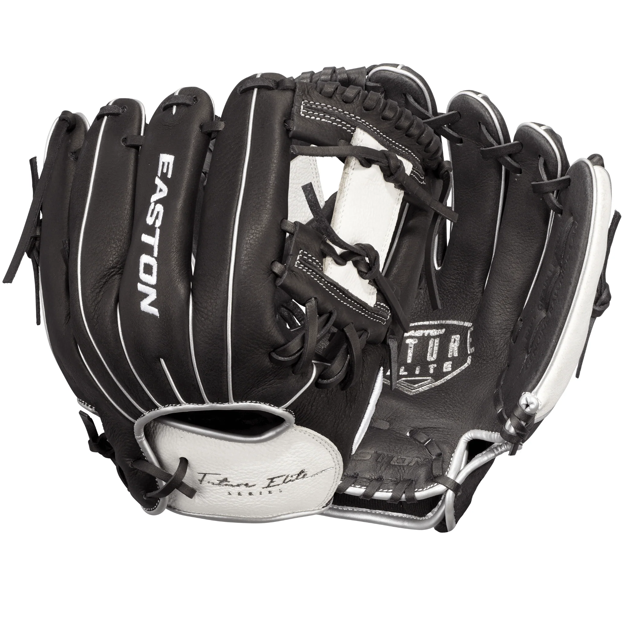 Easton Future Elite Series Baseball Glove Youth 11” RHT Black/White
